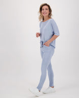 Je m'appelle Tops Pull Spring | Denim Blue