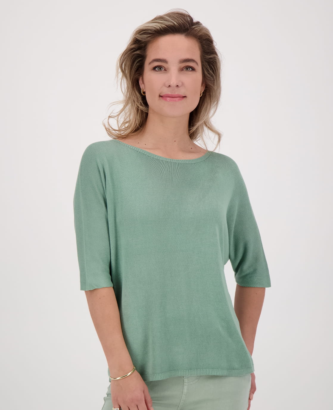 Je m'appelle Tops Pull Spring | Sage Green