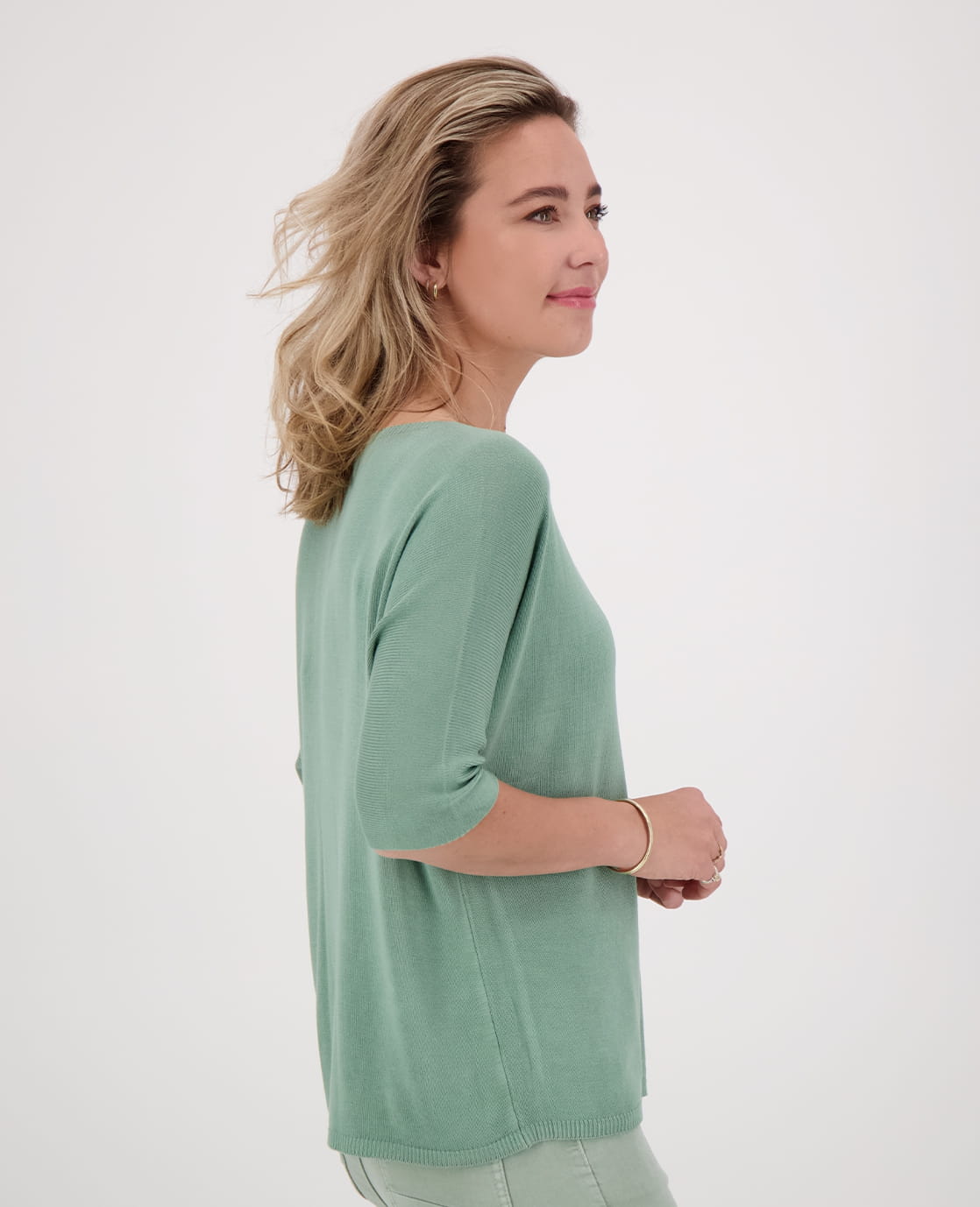 Je m'appelle Tops Pull Spring | Sage Green