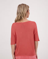 Je m'appelle Tops Pull Spring | Bright Coral