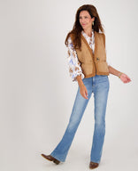 Je m'appelle Tops Gilet Teddy | Camel