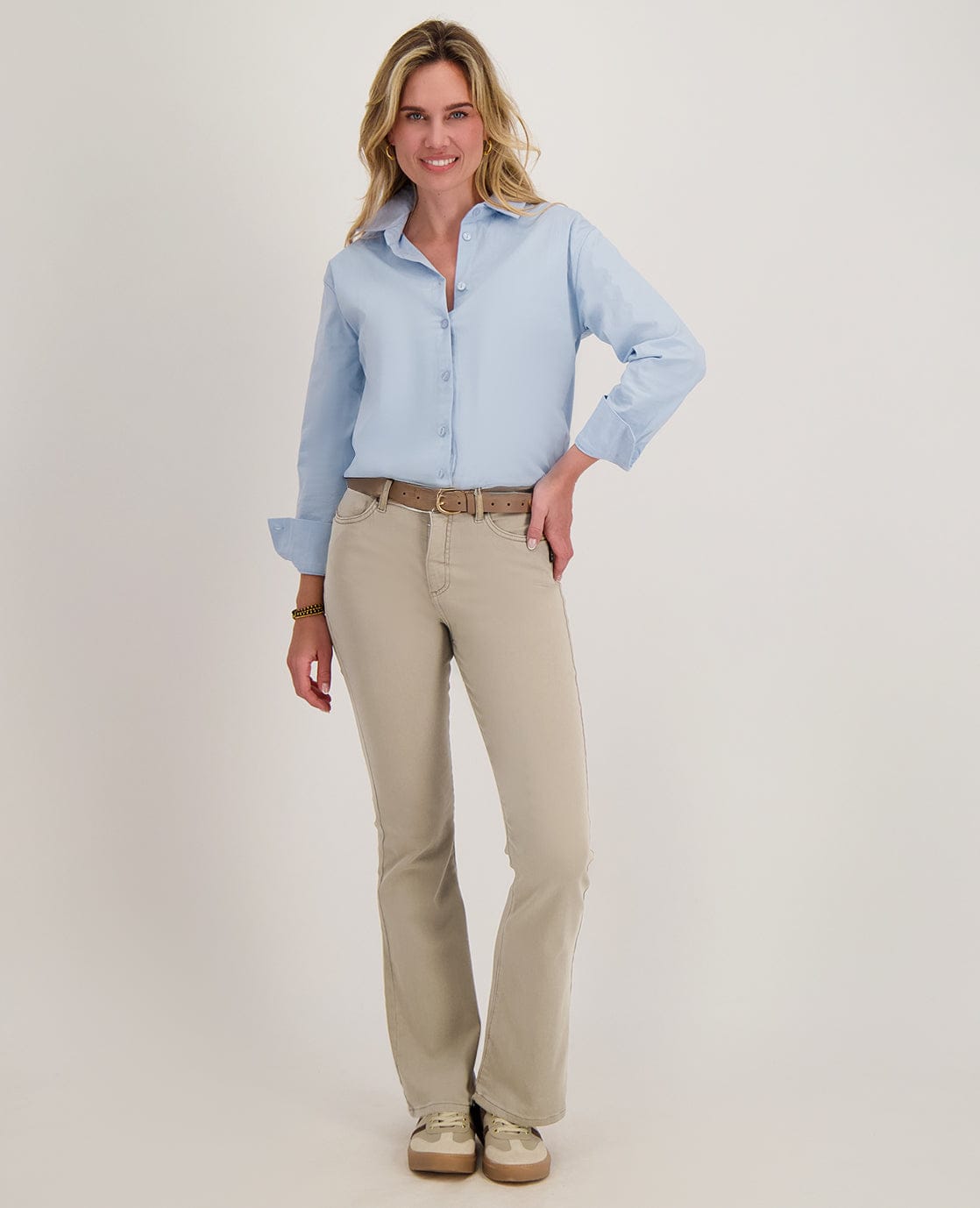 Je m'appelle Broeken Light Taupe / XS / (30'') Pant Daisy Jogg Denim | Light Taupe