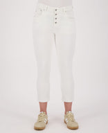 Je m'appelle Broeken Capri Jogg Denim | Off White