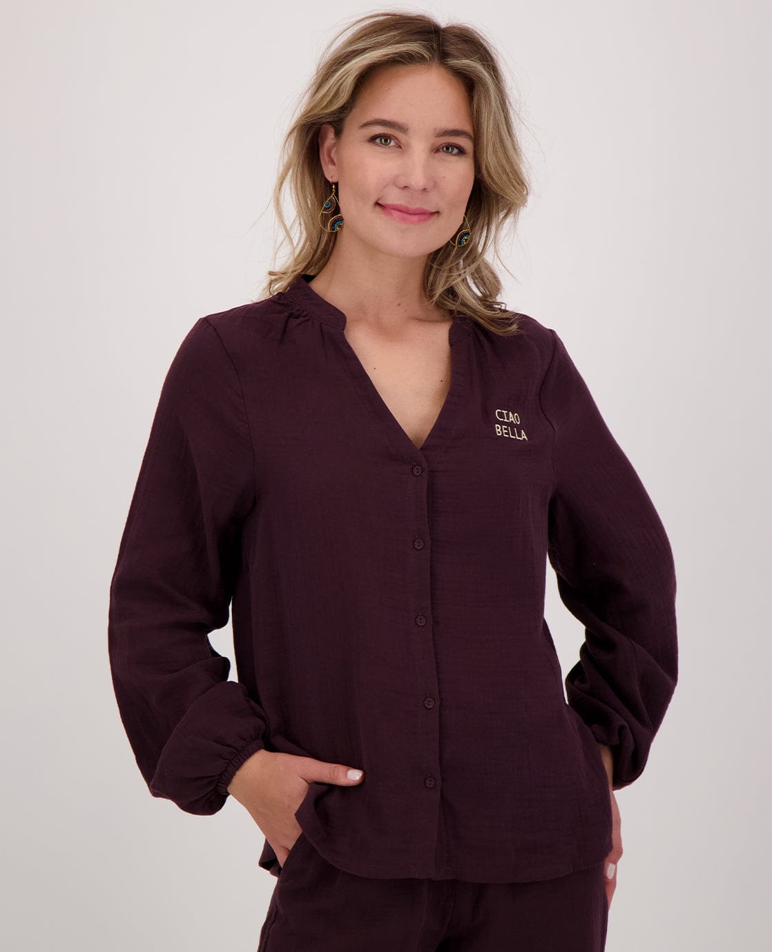 Je m'appelle Tops Top Emea | Aubergine