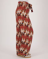 Je m'appelle Broeken Pant Straight | Multicolor / Rood