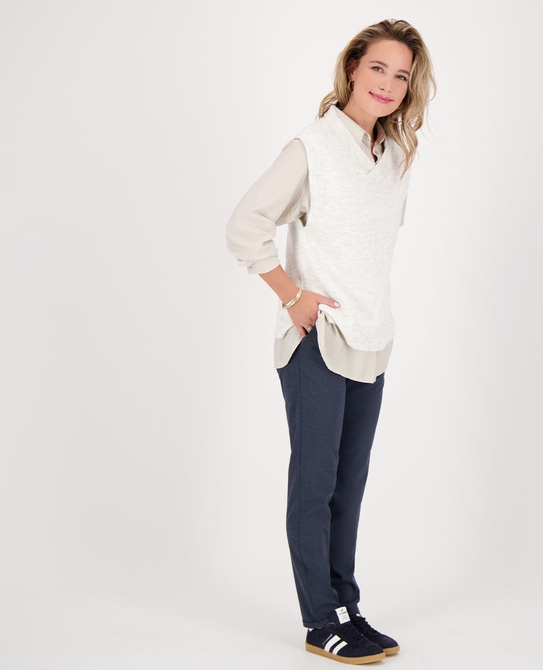 Je m'appelle Broeken Donkerblauw / XS / Short Pant Jana | Donkerblauw