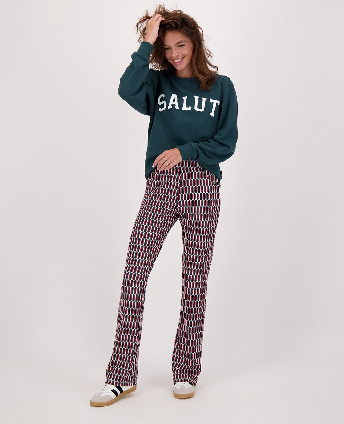 Je m'appelle Tops Sweater Salut | Peacock Green