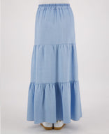 Je m'appelle Jurken Skirt Chambray | Light Blue