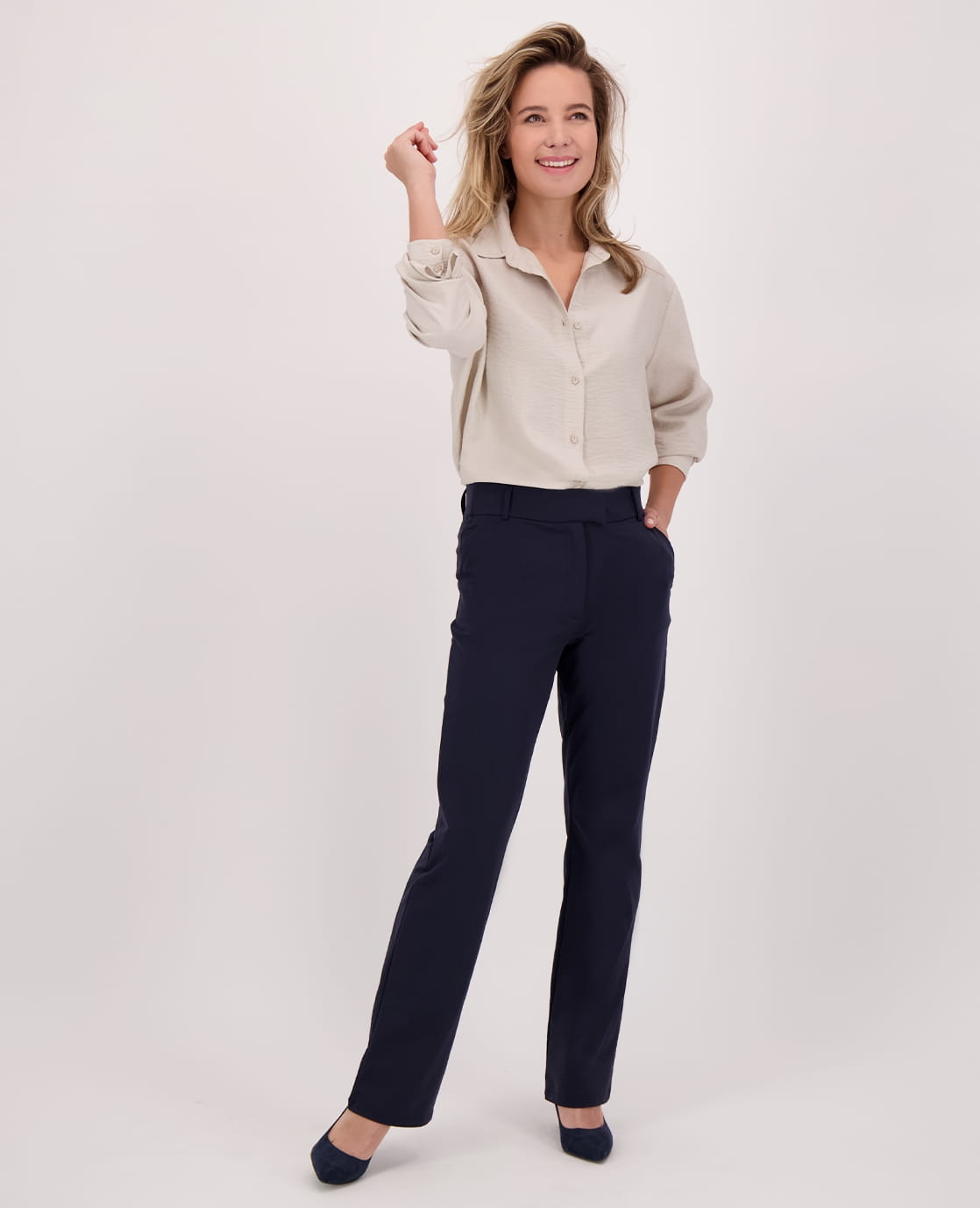 Je m'appelle Broeken Pant Jasmin Travel +++ | Donkerblauw