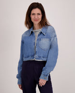 Je m'appelle Jassen Jacket Denim | Medium Denim Blue
