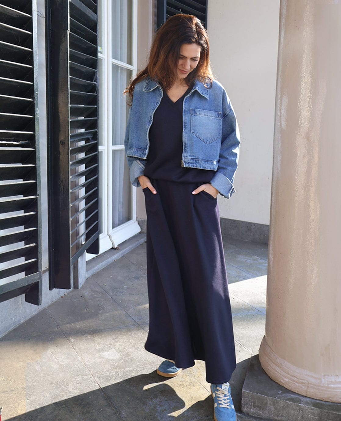 Je m'appelle Jurken Skirt | Donkerblauw
