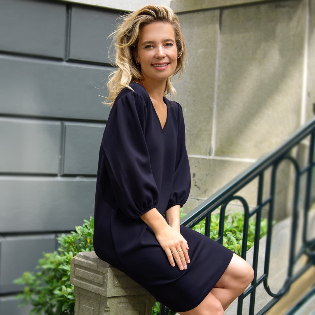 Je m'appelle Jurken Donkerblauw / XS Robe Marie | Donkerblauw