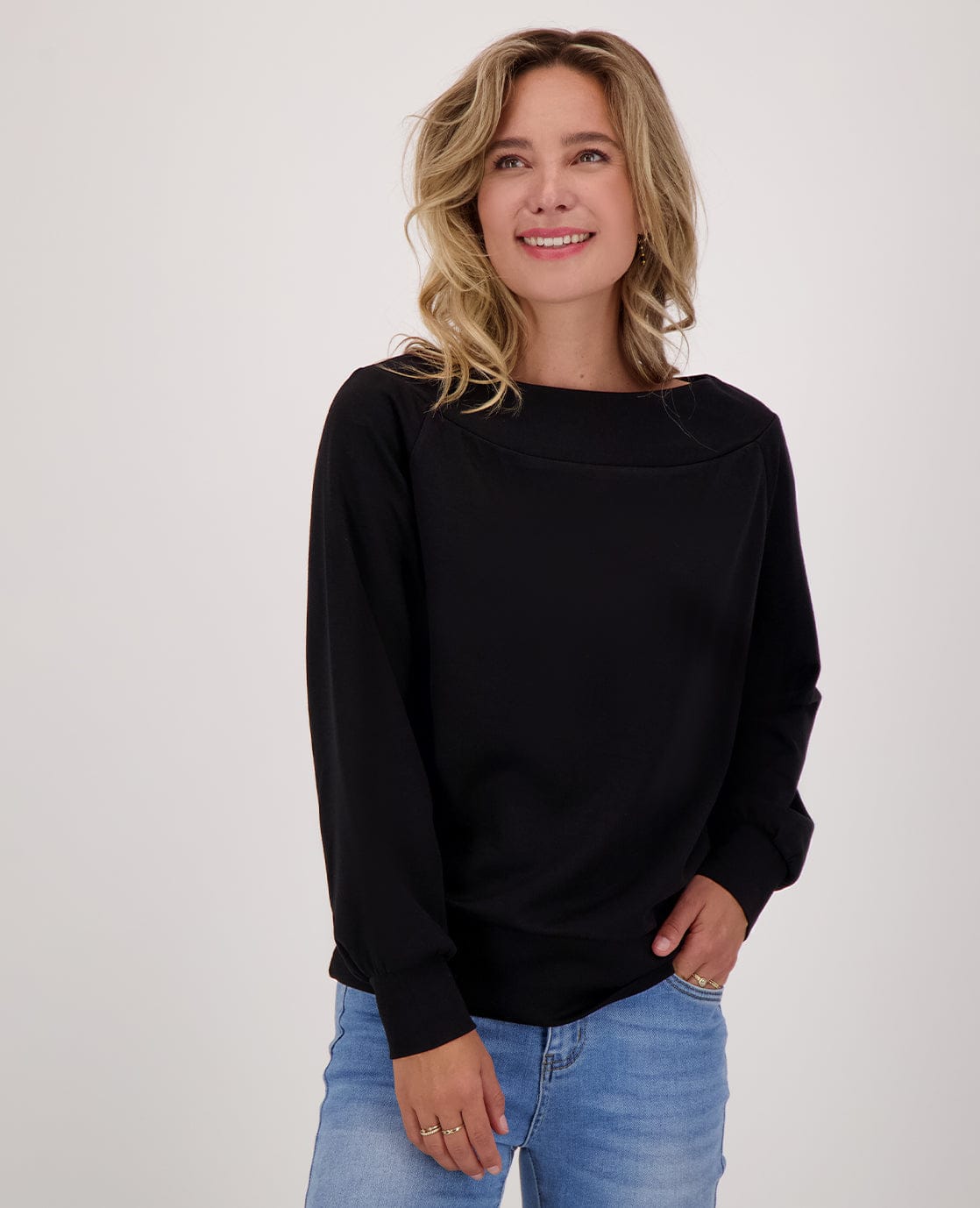 Je m'appelle Tops Top Mia | Zwart