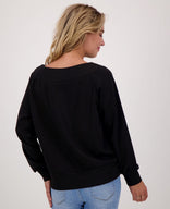 Je m'appelle Tops Top Mia | Zwart