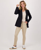 Je m'appelle Broeken Pant Satin Superstretch | Taupe
