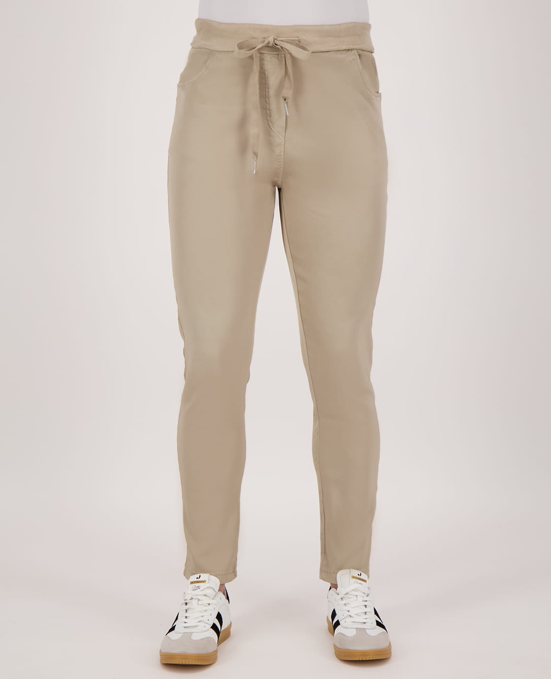 Je m'appelle Broeken Pant Satin Superstretch | Taupe