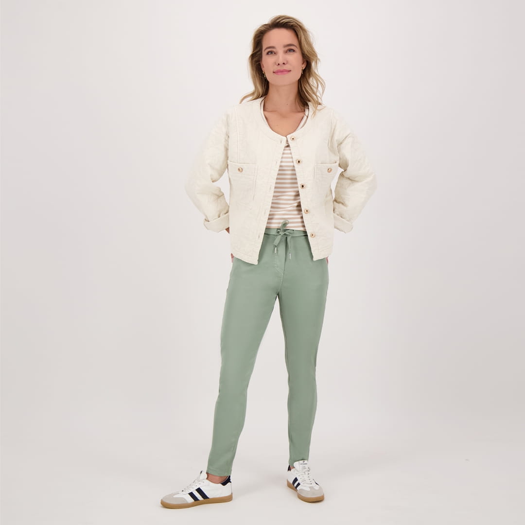 Je m'appelle Broeken Groen / XS / (30'') Pant Satin Superstretch | Groen