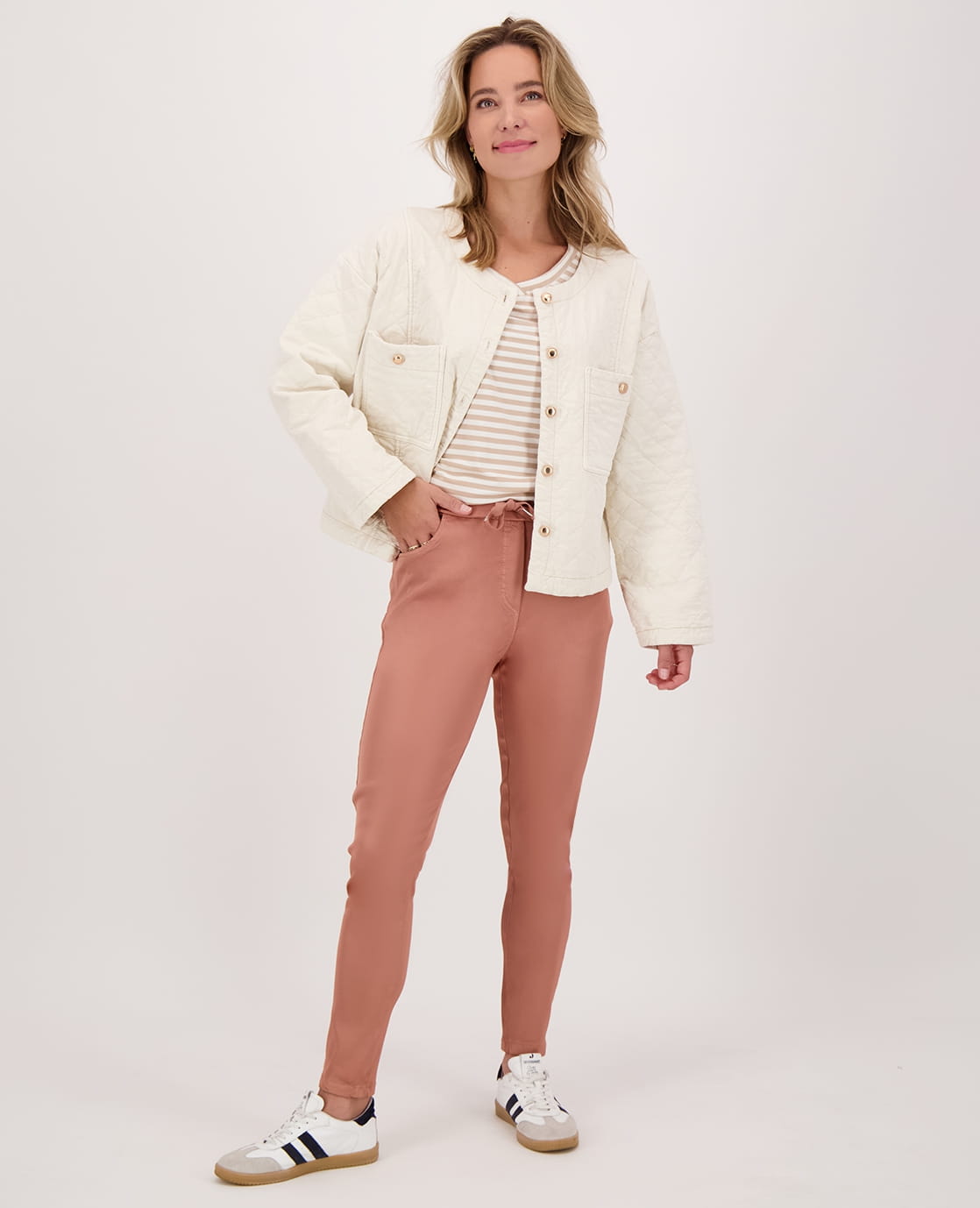 Je m'appelle Broeken Pant Satin Superstretch | Rust