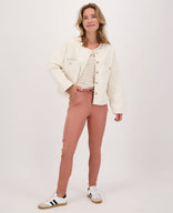 Je m'appelle Broeken Pant Satin Superstretch | Rust