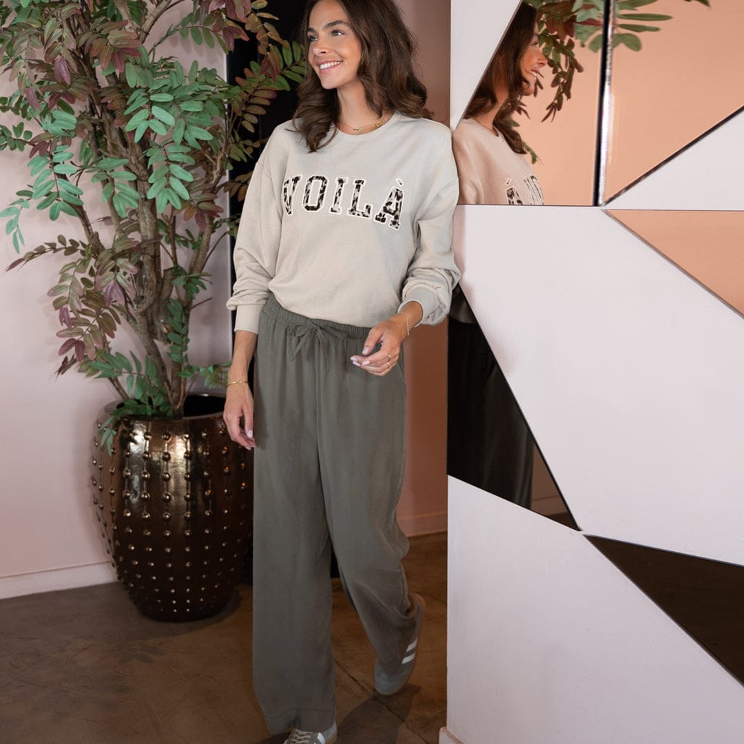 Je m'appelle Broeken Pant Straight | Taupe