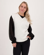 Je m'appelle Tops Spencer | Ecru Melange