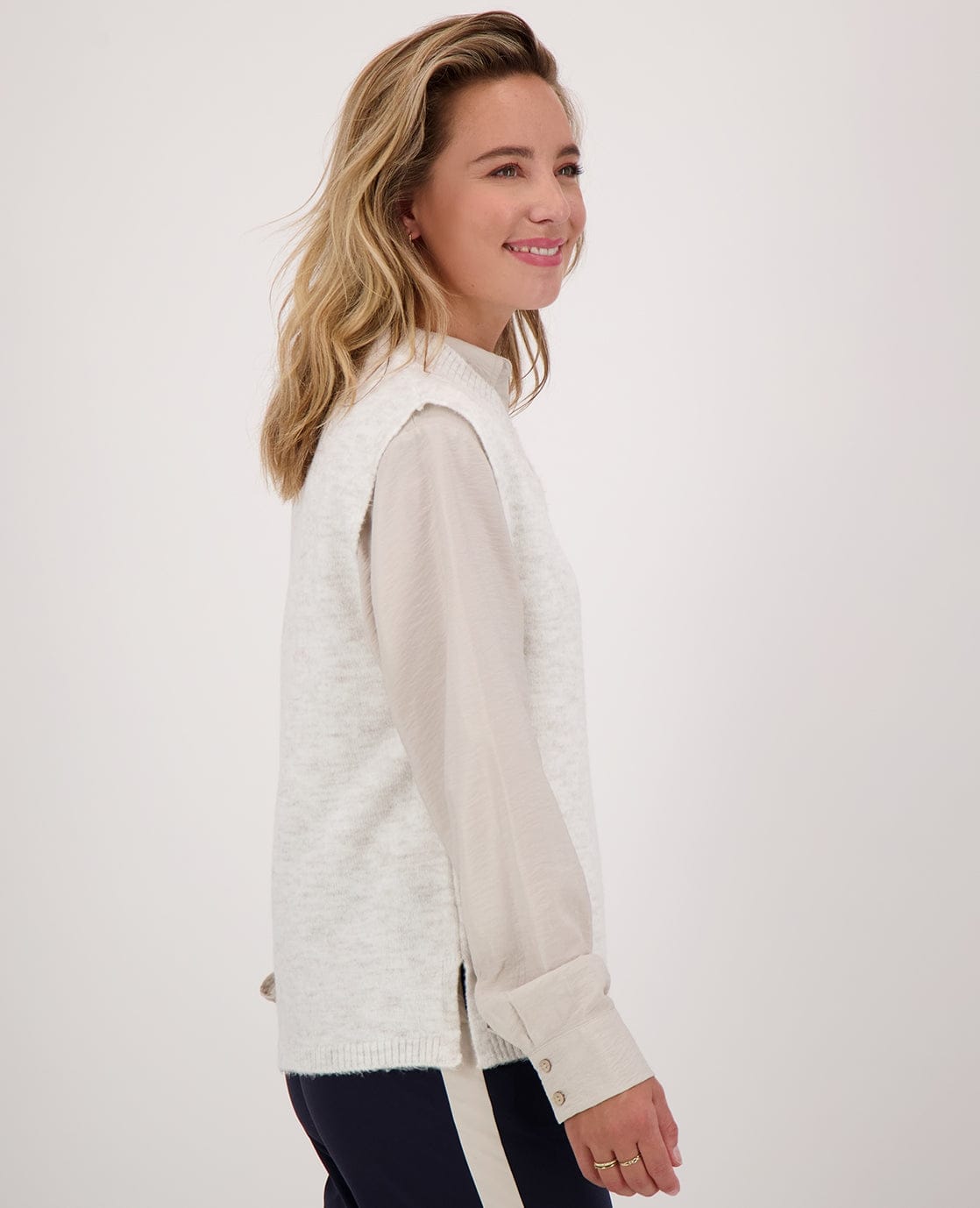 Je m'appelle Tops Spencer | Ecru Melange