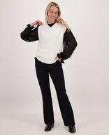 Je m'appelle Tops Spencer | Ecru Melange