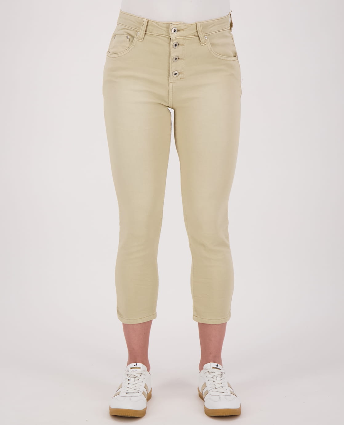 Je m'appelle Broeken Capri Jogg Denim | Sand