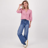 Je m'appelle Broeken Pant Flare Superstretch Denim | Denim Blue