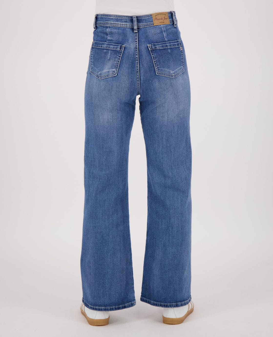 Je m'appelle Broeken Pant Flare Superstretch Denim | Denim Blue