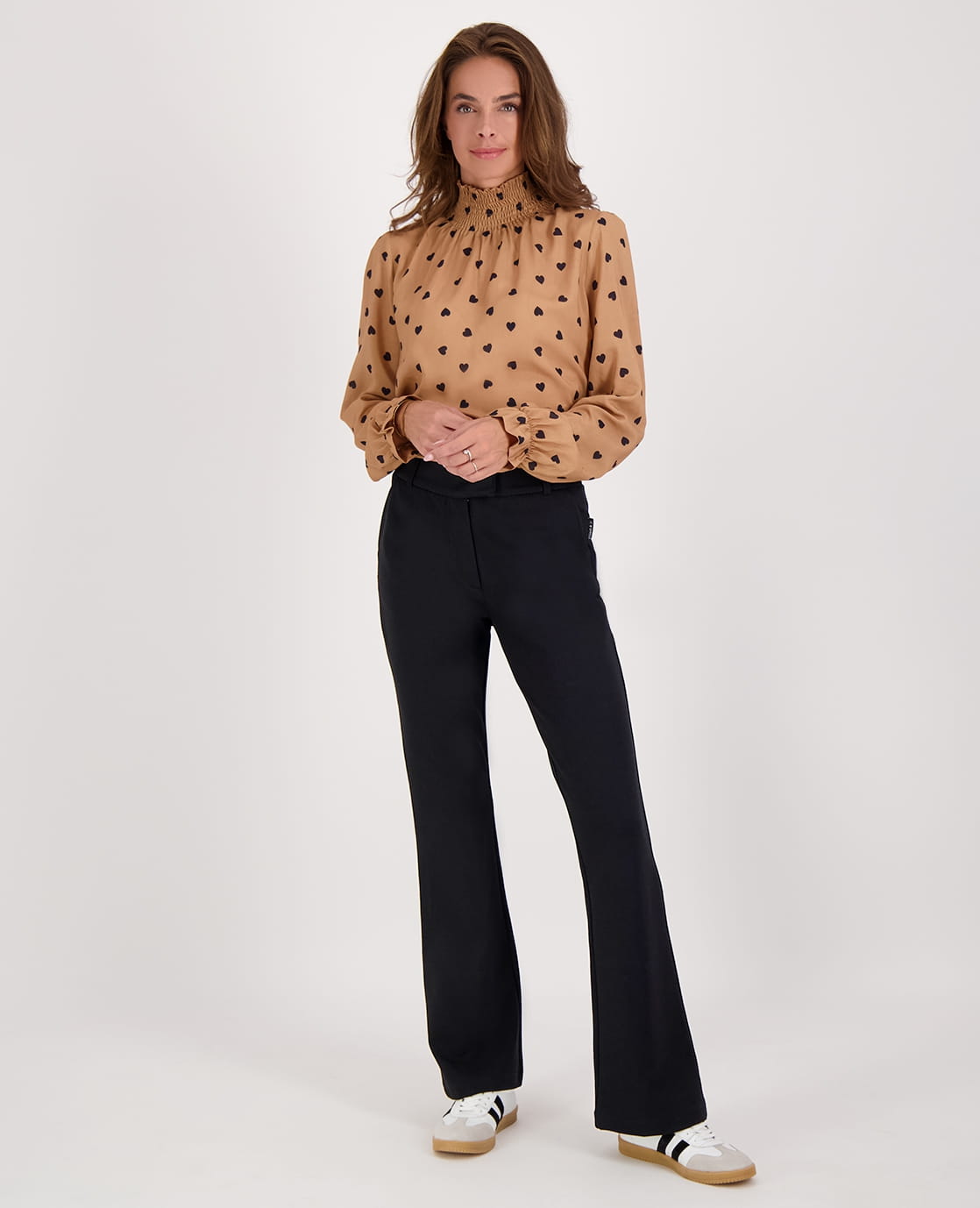 Je m'appelle Broeken Pant Flare | Zwart