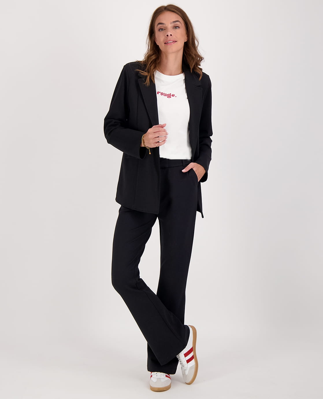 Je m'appelle Broeken Pant Flare | Zwart