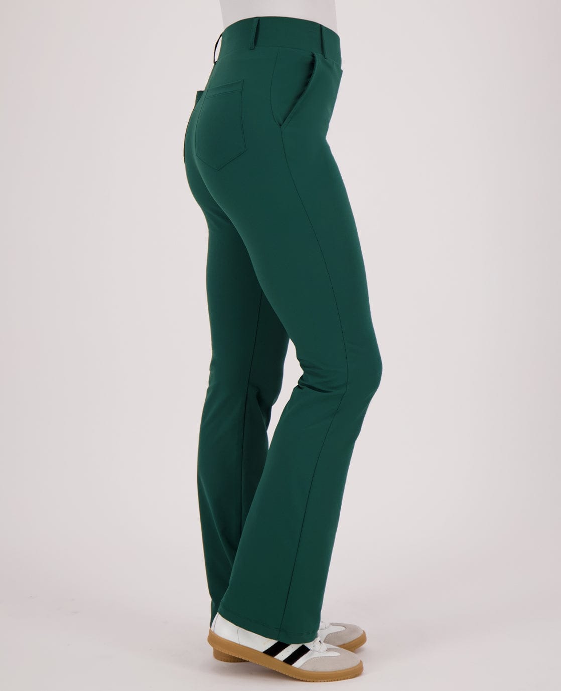 Je m'appelle Broeken Pant Flare Travel +++ | Bottle Green