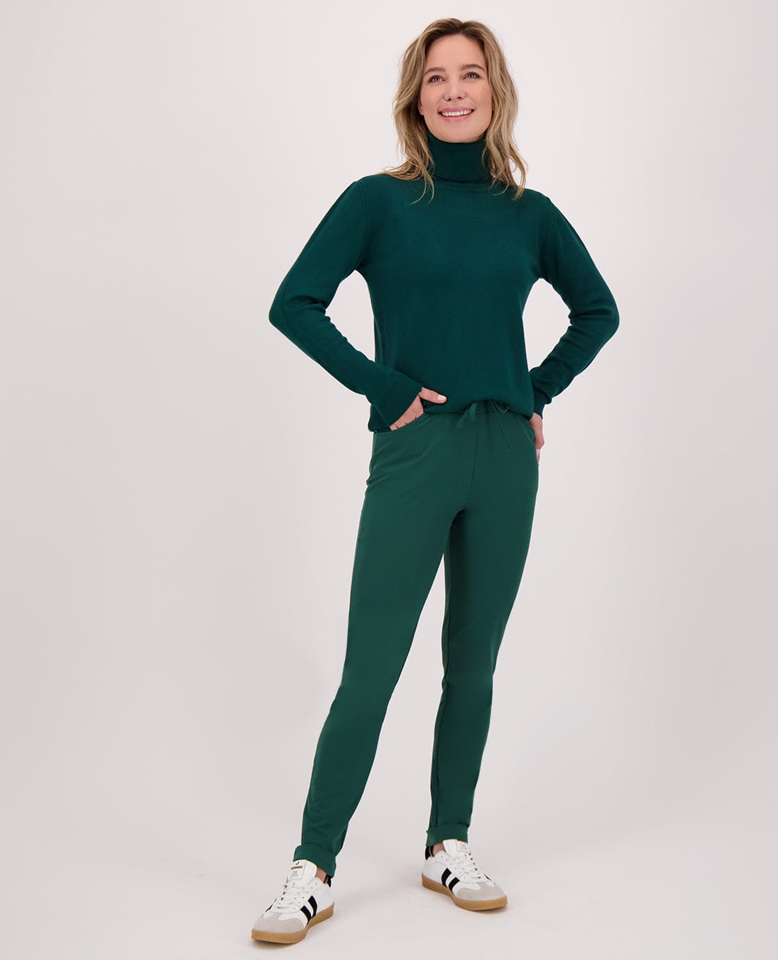 Je m'appelle Broeken Pant Perfecte Travel +++ | Bottle Green