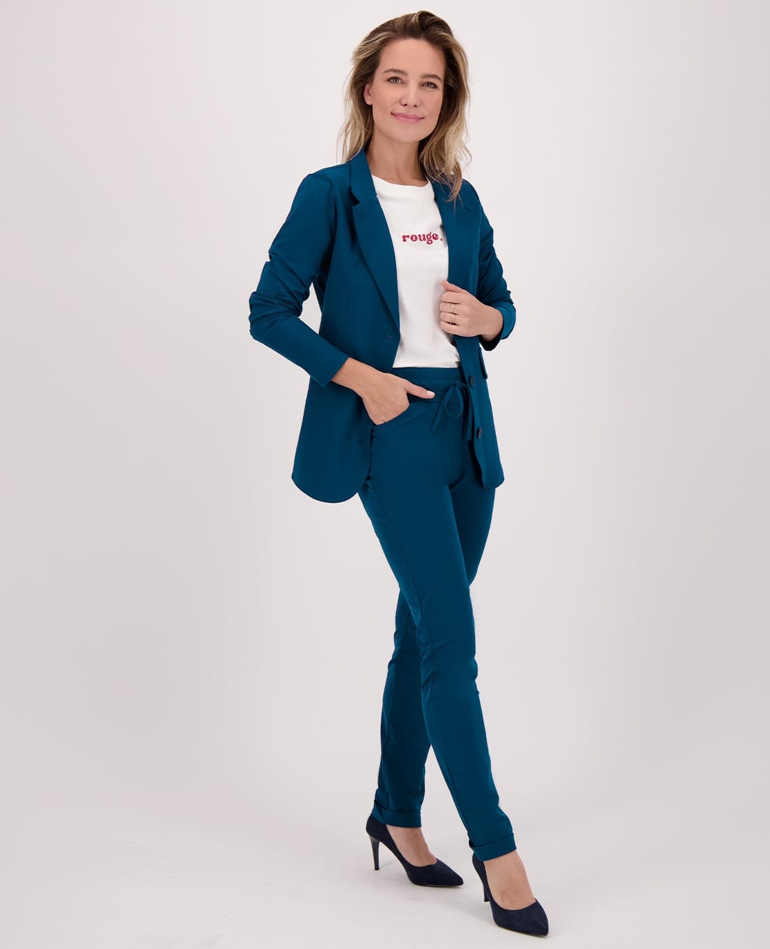 Je m'appelle Jassen Blazer Moyen Travel | Blue Opal