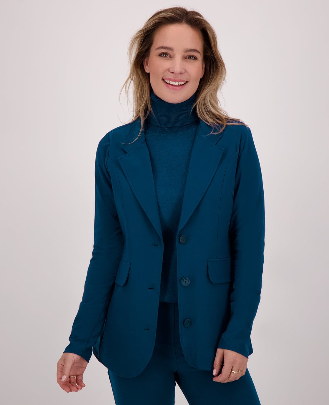 Je m'appelle Jassen Blazer Moyen Travel | Blue Opal