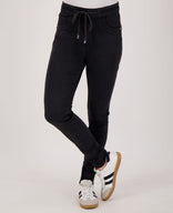 Je m'appelle Broeken Pant Celine Jogg Denim | Zwart
