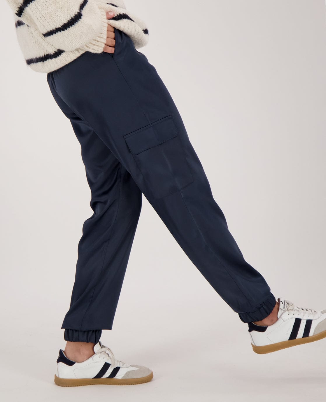 Je m'appelle Broeken Pant Cargo | Donkerblauw