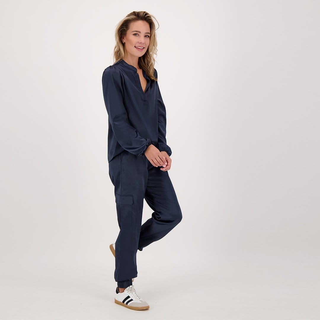Je m'appelle Broeken Pant Cargo | Donkerblauw