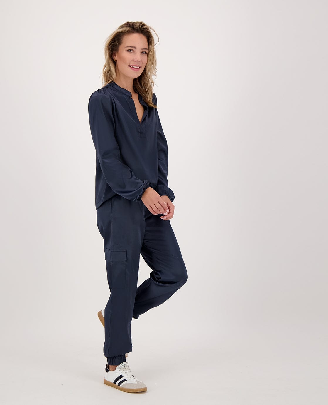 Je m'appelle Broeken Donkerblauw / XS / Short Pant Cargo | Donkerblauw