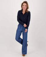 Je m'appelle Broeken Pant Straight | Mid Blue