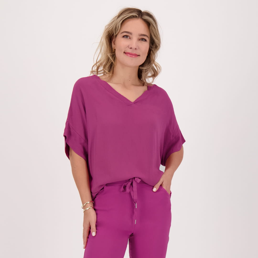 Je m'appelle Tops Cranberry Light / S/M Top Summer | Cranberry Light