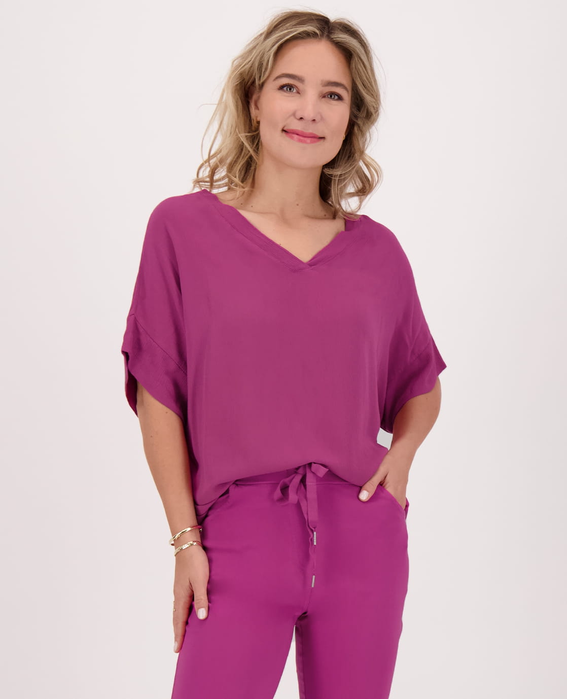 Je m'appelle Tops Cranberry Light / S/M Top Summer | Cranberry Light