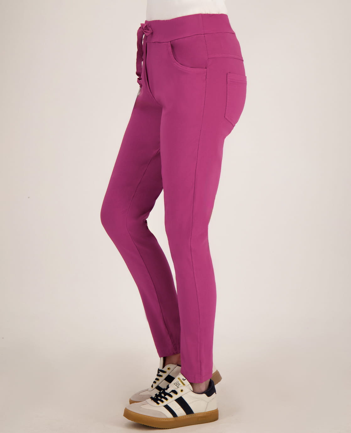 Je m'appelle Broeken Pant Summer Superstretch | Cranberry