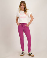 Je m'appelle Broeken Cranberry / XS / (32'') Pant Summer Superstretch | Cranberry