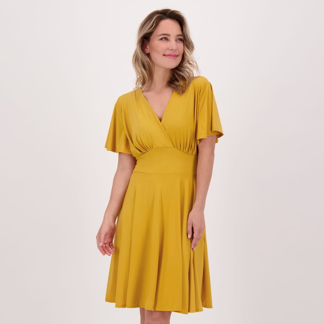 Je m'appelle Jurken Mustard / XS Robe Bella | Mustard