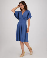 Je m'appelle Jurken Robe Bella | Denim Blue