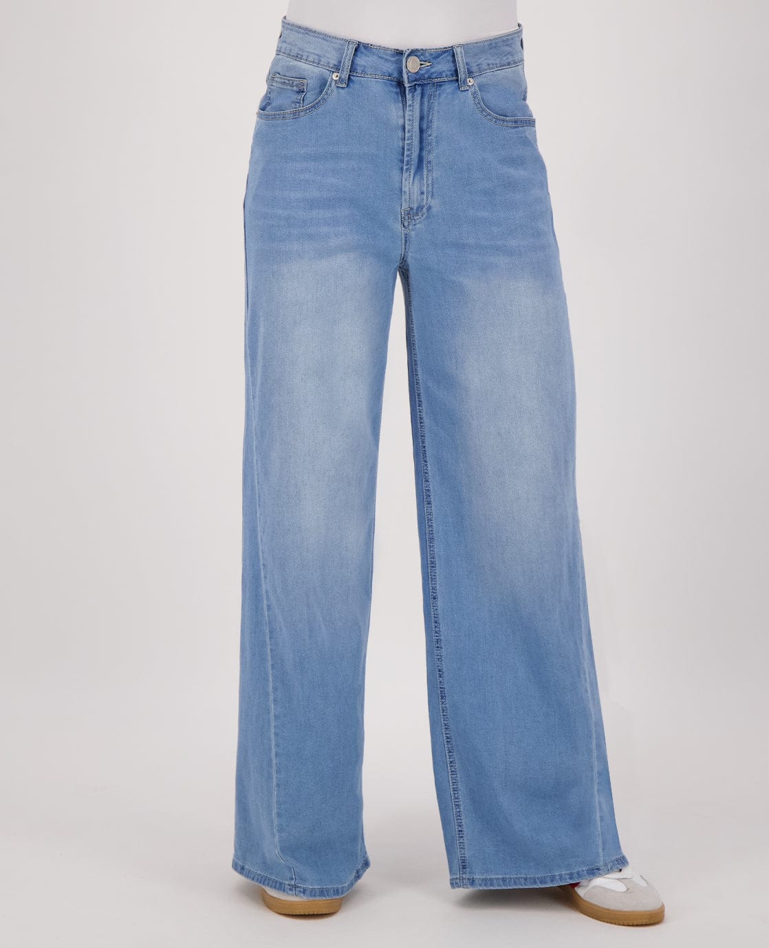 Je m'appelle Broeken Light Denim / XS / Regular Pant Straight Denim Stretch | Light Denim