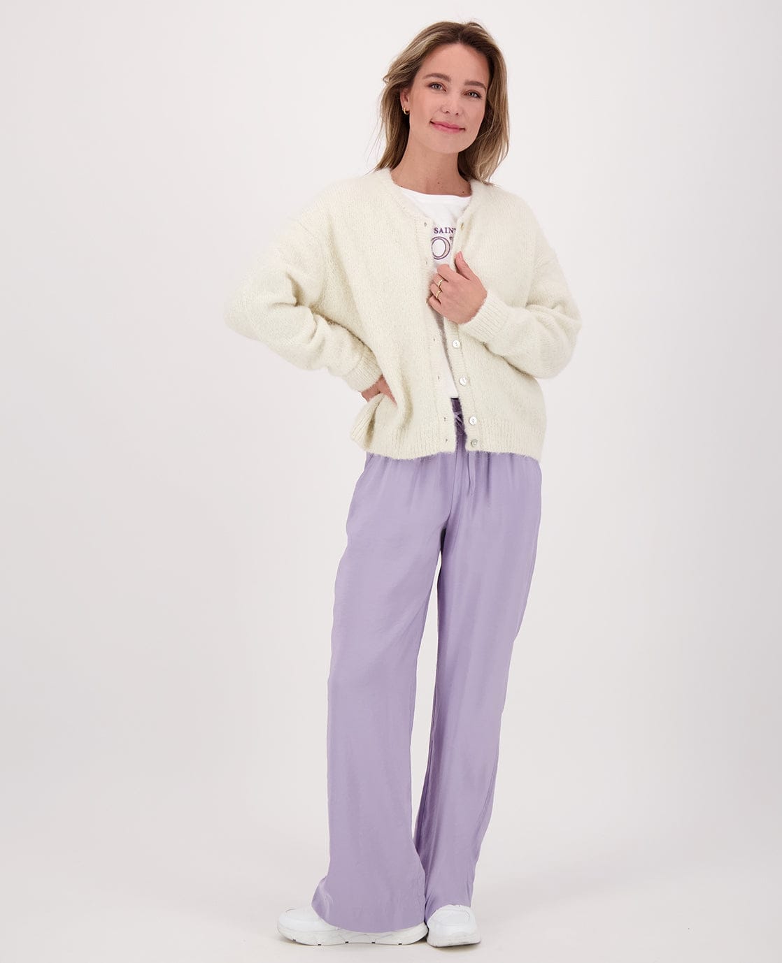 Je m'appelle Vesten Ecru / S/M/L Veste Diede | Ecru