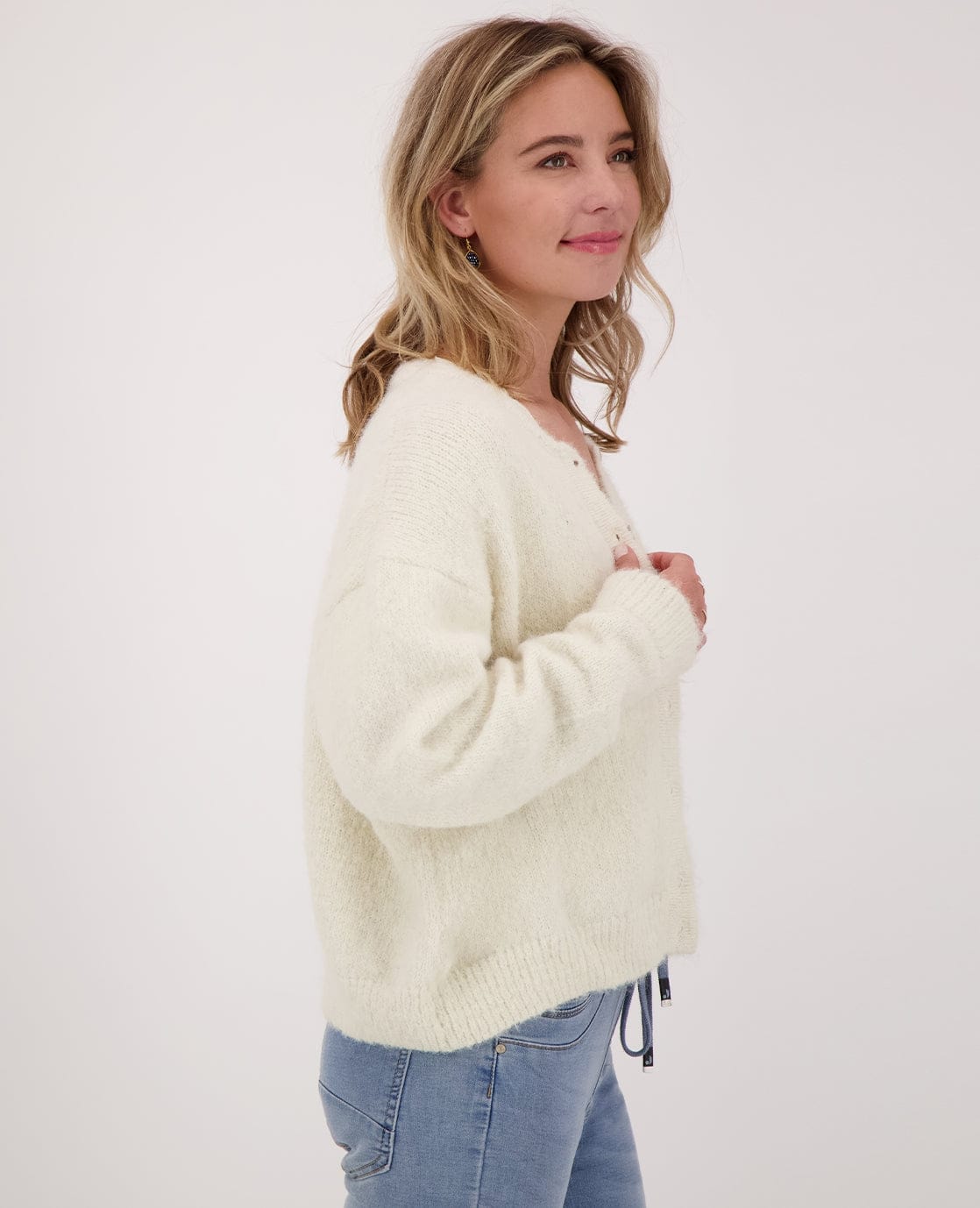 Je m'appelle Vesten Ecru / S/M/L Veste Diede | Ecru